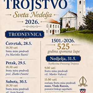 Proslava župne svetkovine Presvetog Trojstva i 525 godina spomena župe u Svetoj Nedelji